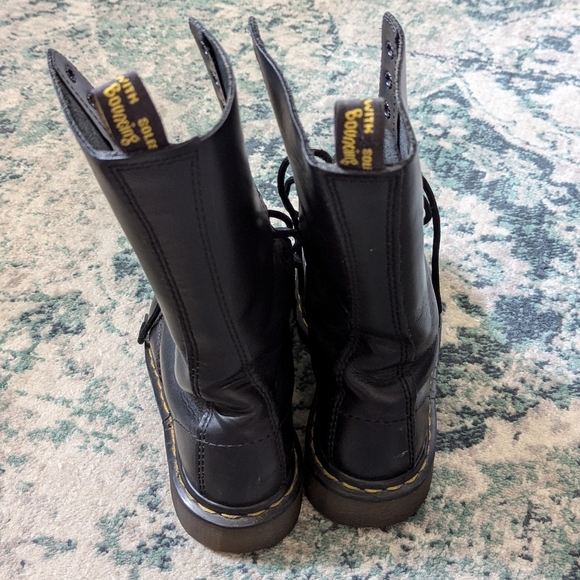 Dr. Martens Black 14 Eye Steel Toe Boot - Picture 4 of 7